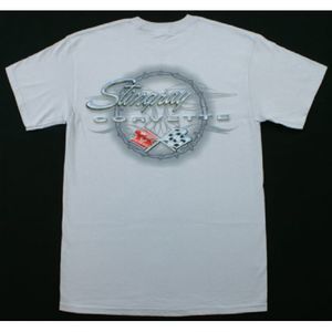 Corvette Stingray M T-Shirt Gray Logo NWT